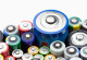 Batterien verschiedener Größe und Farbe 