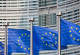 EU-Fahnen wehen im Wind