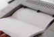 Laserdrucker bedruckt Papier