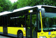 Ein schwarz-gelber BVG-Bus
