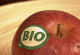 Close-up of an organically grown apple