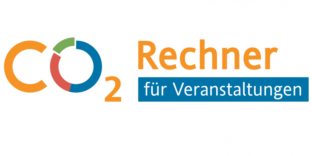 Logo: Schriftzug CO2-Rechner für Veranstaltungen