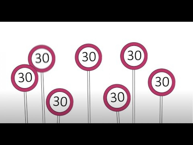 UBA-Erklärfilm zu Tempo 30 als innerörtliche Regelgeschwindigkeit