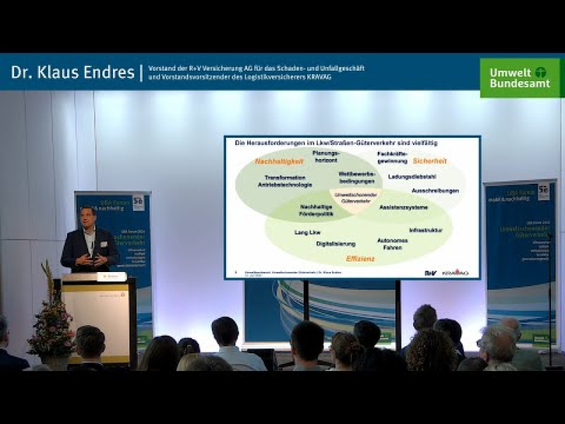 UBA Forum 2024: Wie können wir ⁠Nachhaltigkeit⁠, Effizienz &amp; Sicherheit im Güterverkehr optimieren?