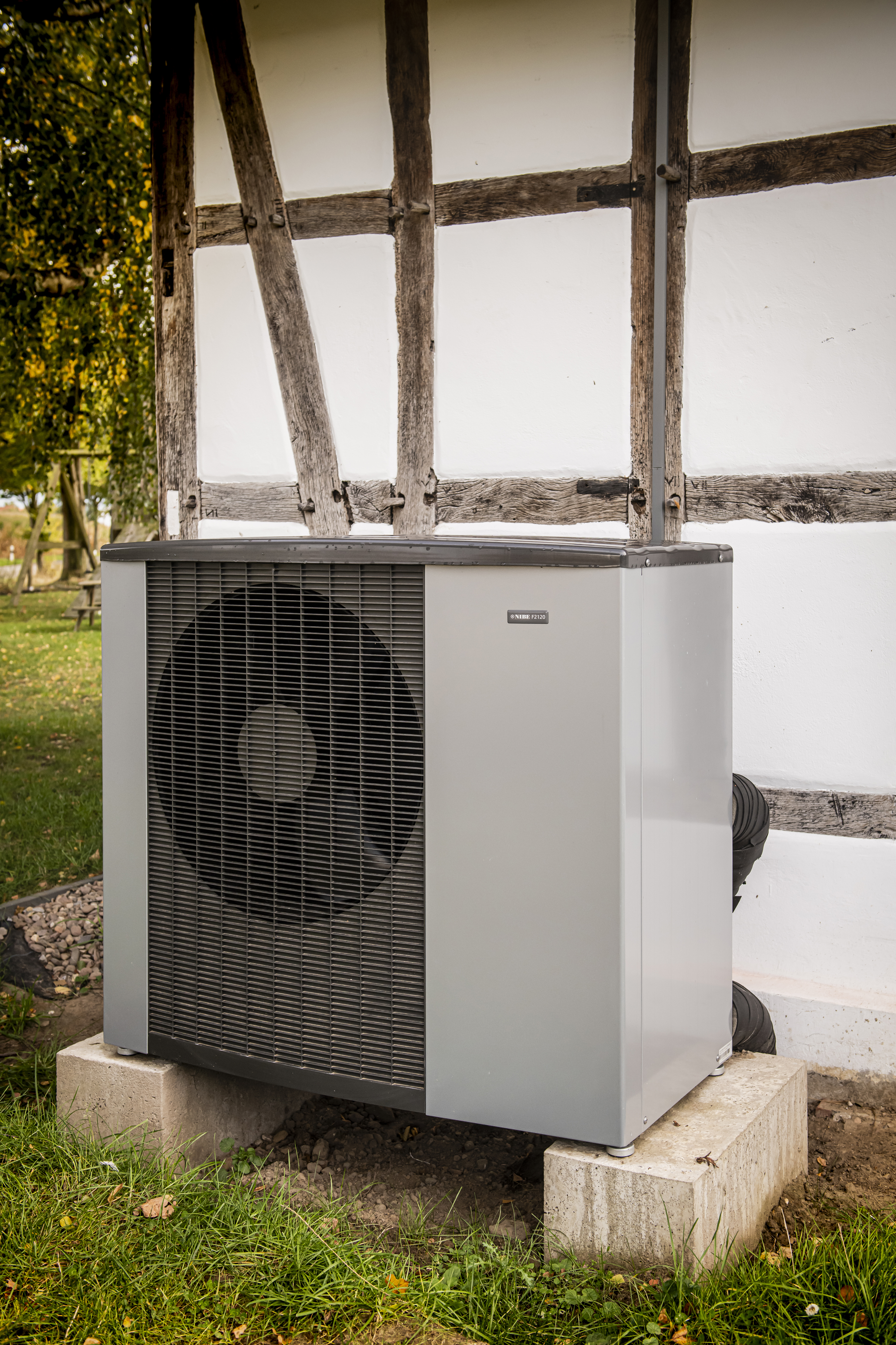 Außengerät der Luftwärmepumpe