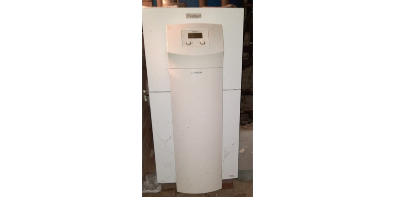 Wärmepumpe in einem Heizungskeller