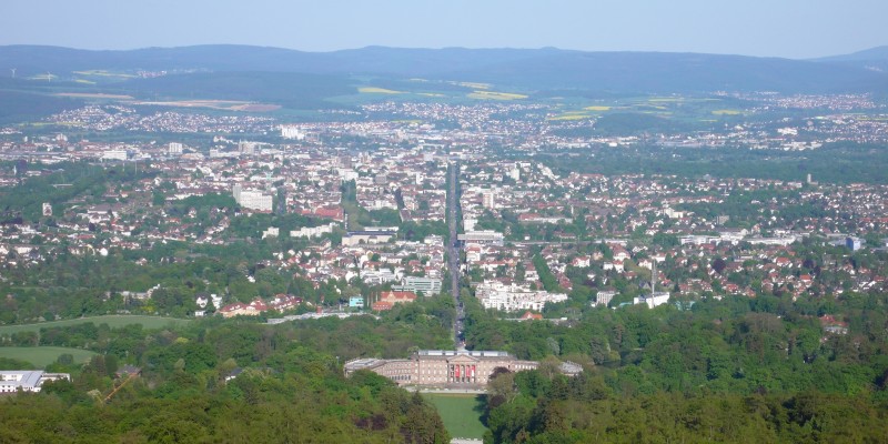 Blick auf die Stadt Kassel
