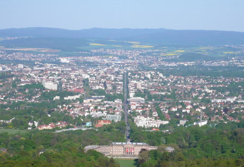 Blick auf die Stadt Kassel