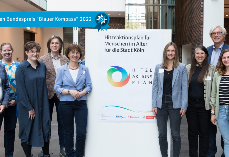 Das Bild zeigt das Projektteam der Stadt Köln zum Thema Hitzeaktionsplanung.