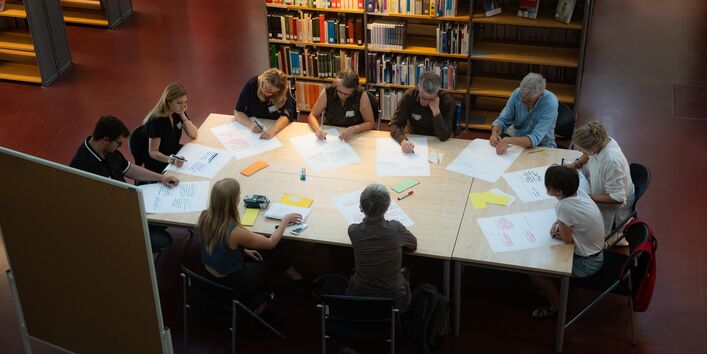 Impressionen der Werkstatt zum Auftakt des StadtLabors DE-RSL