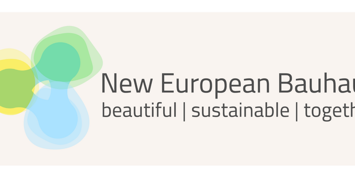 Das Bild zeigt das Logo "New European Bauhaus" der EU.