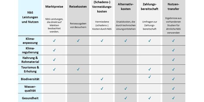 Übersicht über häufig angewendete Monetarisierungsmethoden 