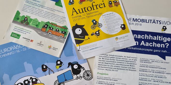 EMW-Materialien aus Dresden, Aachen, Chemnitz und Hanau