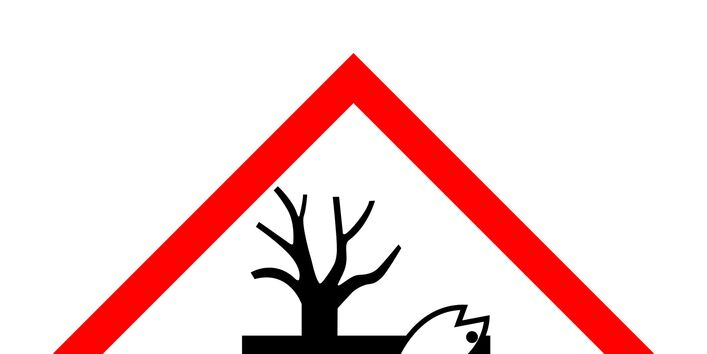 Piktogramm zur Kennzeichnung umweltschädlicher Stoffe und Gemische