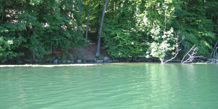 Blick über den Pinnower See