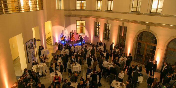 Bundespreis Ecodesign 2014 Empfang mit Musik und Catering nach der Preisverleihung