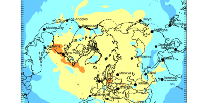 Ozontransport Nordkugel animierte Graphik