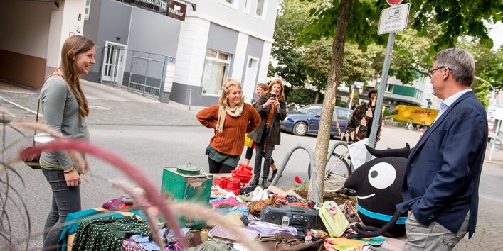 Umnutzung von Parkraum als Stadtterrassen 