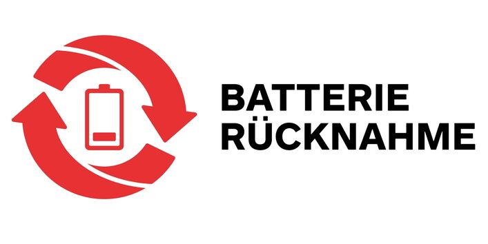 einheitliches Sammelstellenlogo für Batterien