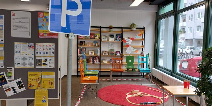 Parkplatz wird gestaltet