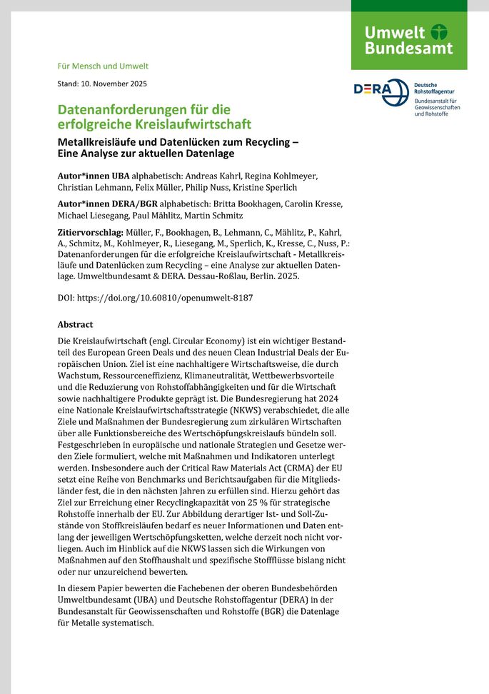 Erste Textseite Factsheet