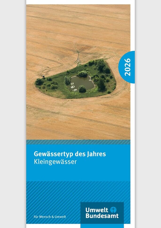 Luftaufnahme eines kleinen Sees