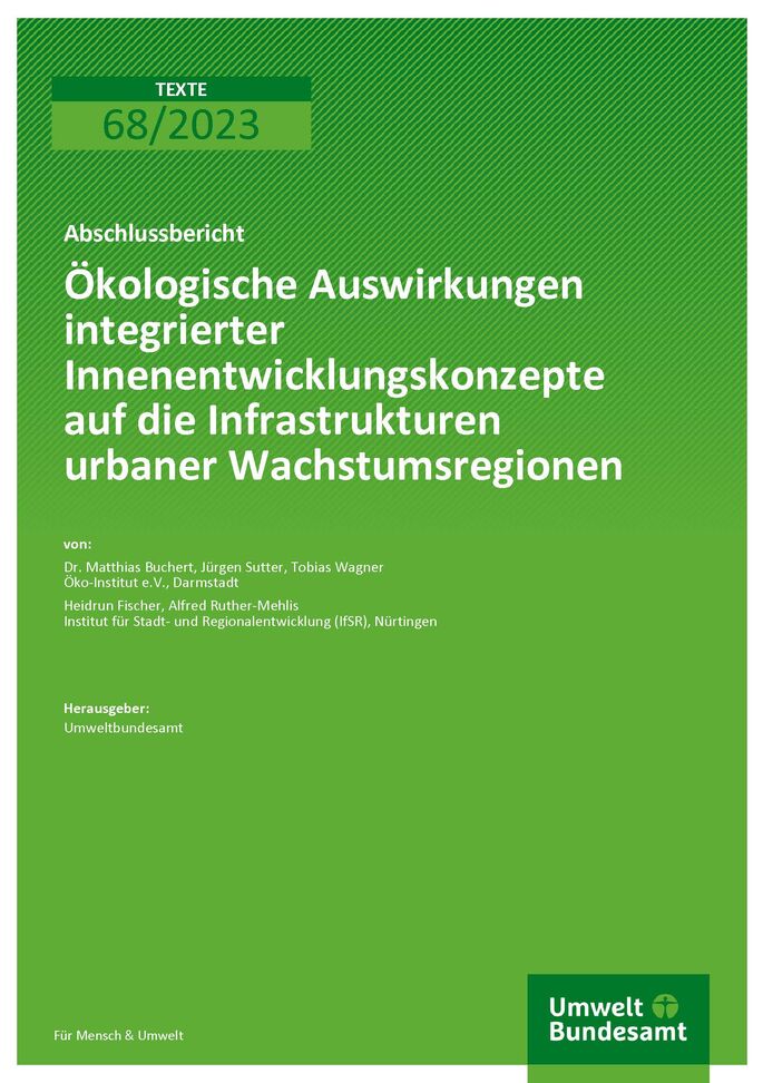 Cover von 2023-05-10_Cover_TEXTE_68-2023_Ökologische_ Auswirkungen_ integrierter