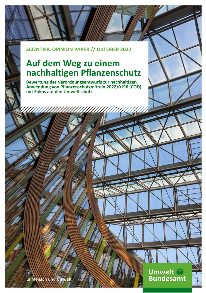 Cover der Publikation SOP Auf dem Weg zu einem nachhaltigen Pflanzenschutz