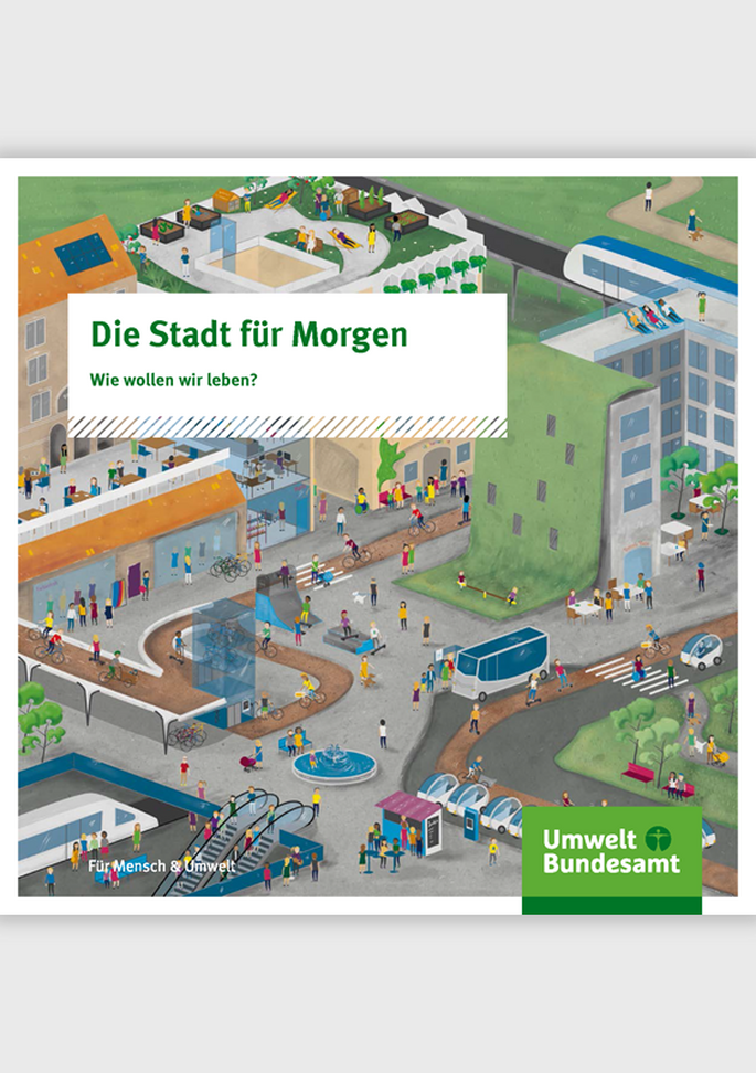 Cover der Broschüre Die Stadt für Morgen