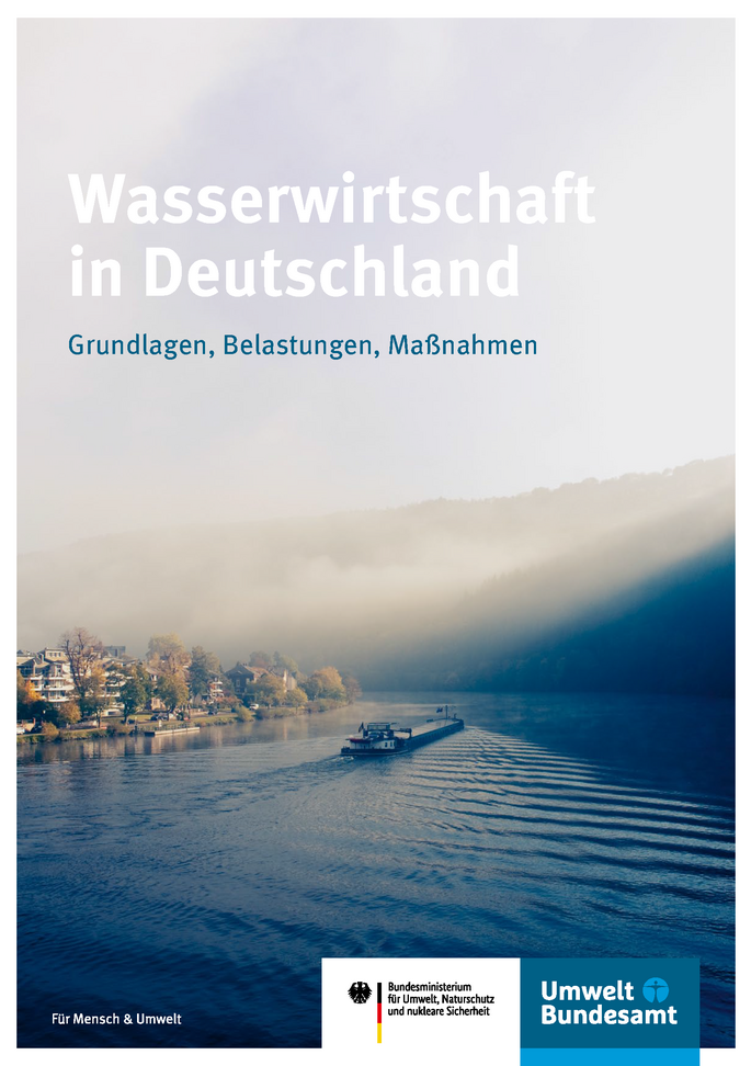 Cover der Fachbroschüre Wasserwirtschaft in Deutschland