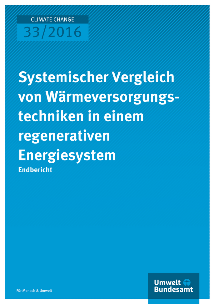 Titelbild Climate Change 33/2016