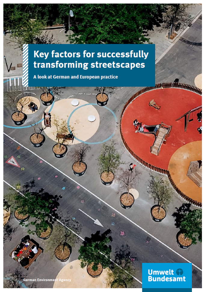 Cover of the brochure Key factors for successfully transforming streetscapes
