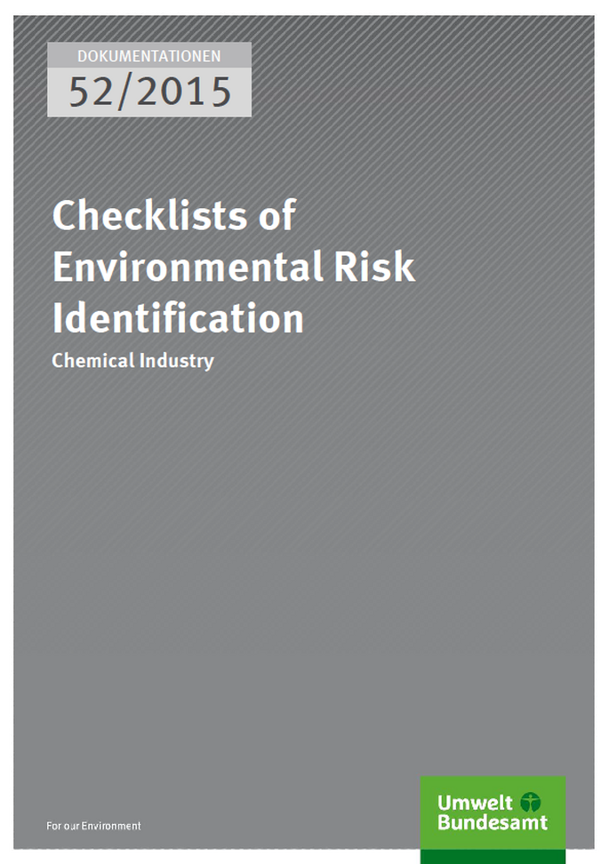Cover Dokumentationen 52/2015 Checklists of Environmental Risk Identification