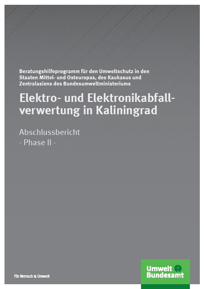 Cover Elektro- und Elektronikabfallverwertung in Kaliningrad