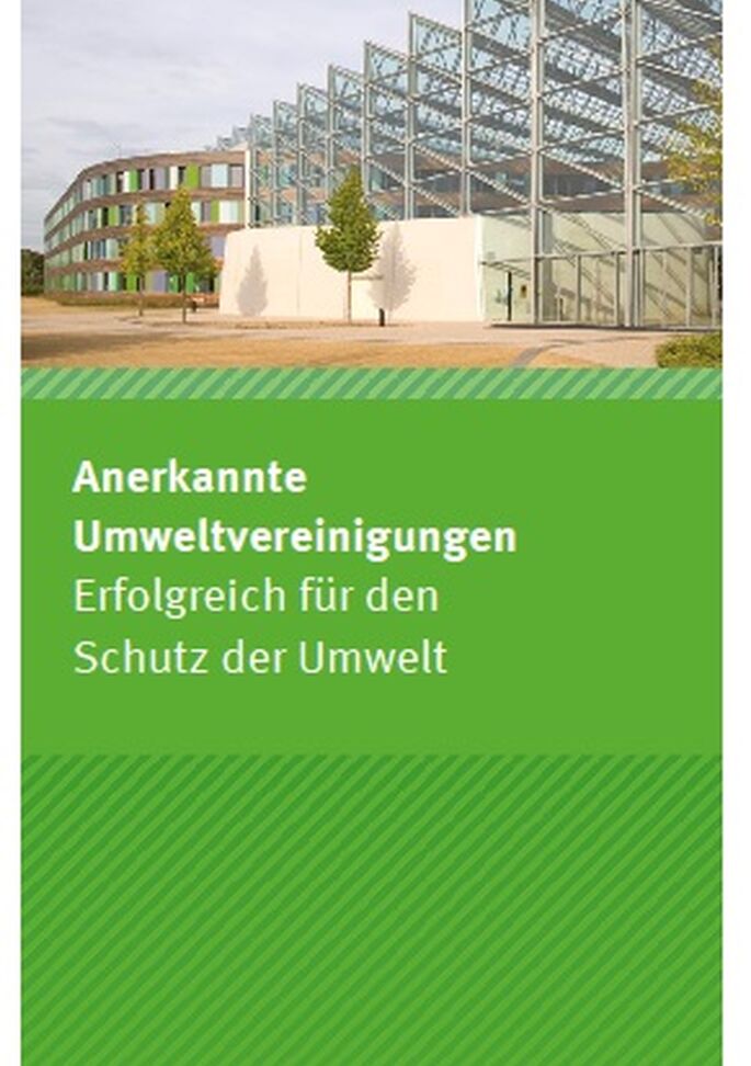 Cover Anerkannte Umweltvereinigungen