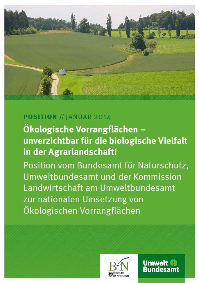 Ökologische Vorrangflächen - unverzichtbar für die biologische Vielfalt in der Agrarlandschaft!