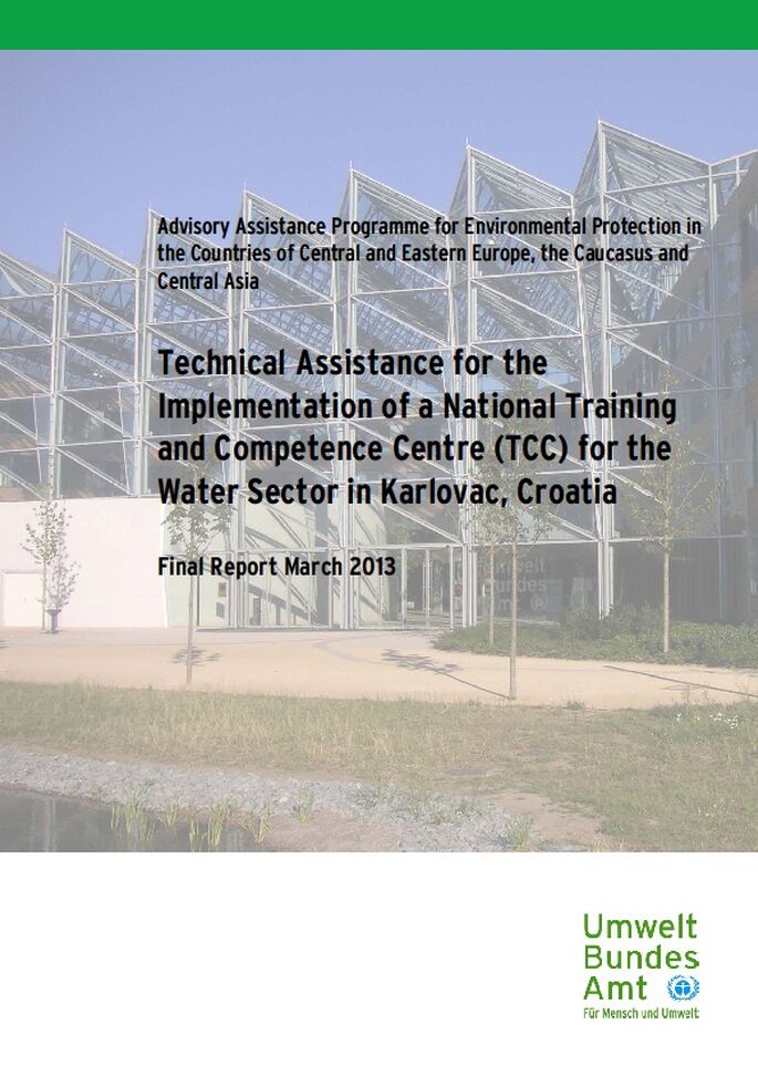 Cover Technical Assistance for the Implementation of a National Training and Competence Centre (TCC) for the Water Sector in Karlovac, Croatia
