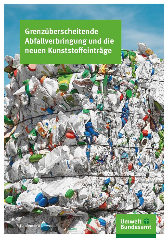 Verpackte Kunststoffabfälle