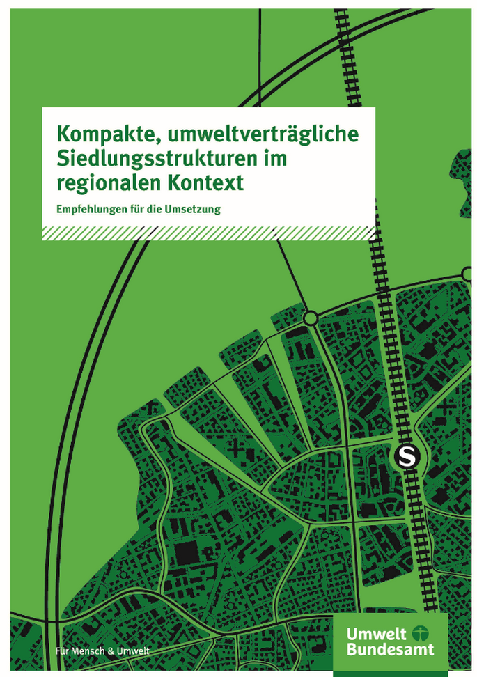 Grafische Ansicht Siedlungsfläche von oben