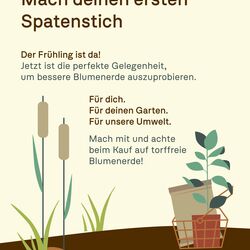 Mach deinen ersten Spatenstich.