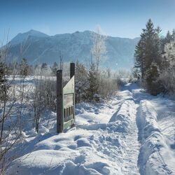 Panoramablick im Winter