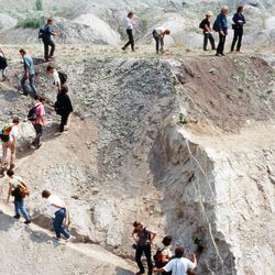 Bis zu 6.000 Menschen wandelten auf dem Grund des heutigen Gremminer Sees
