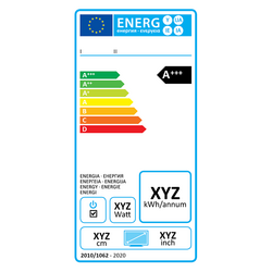 EU-Energielabel für Fernsehgeräte