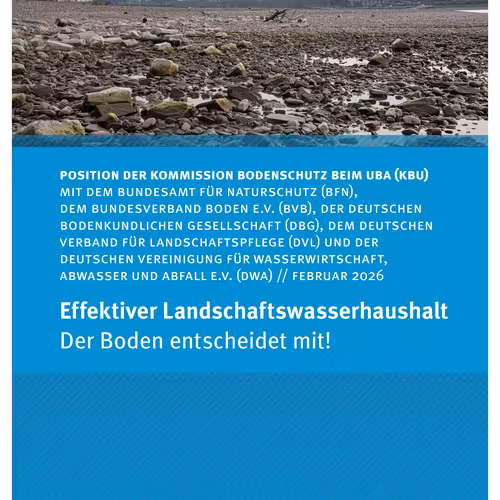 Effektiver Landschaftswasserhaushalt