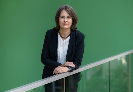 Claudia Röhl im Umweltbundesamt in Dessau
