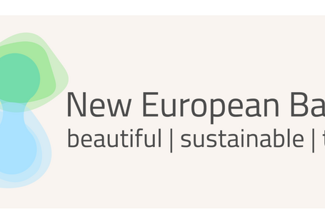 Das Bild zeigt das Logo "New European Bauhaus" der EU.