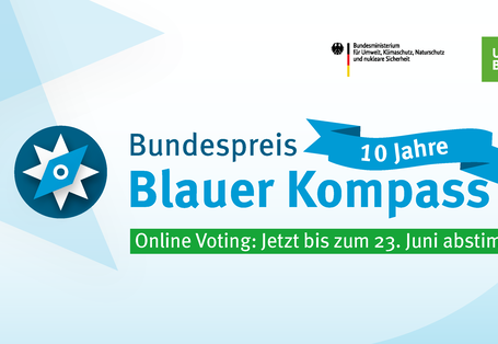 Header Blauer Kompass Start Online-Voting