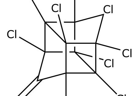 Strukturformel von Chlordecon