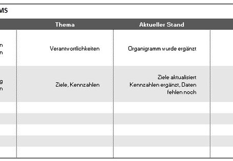 Grafik Element 12 - Managementbewertung: Ergebnisse von Auditierungen