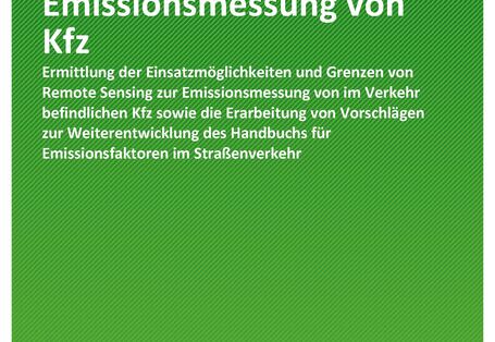 Cover der Publikation TEXTE 72-2022 Messung-Remote Sensing-Fahrzeugemissionen